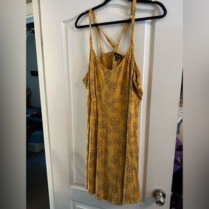 Torrid size 3 Mustard Skater dress
